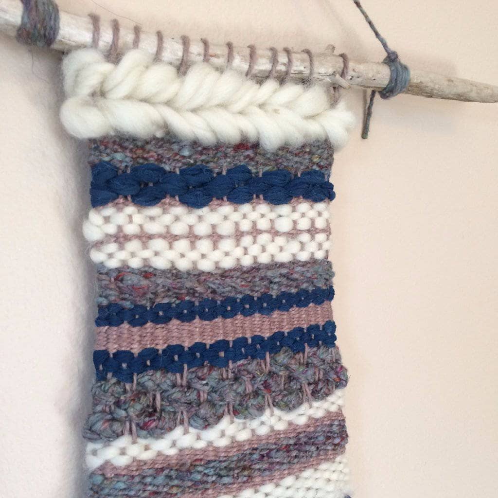 Beginners Weaving Pattern - Boho Urban Wall Hanging from Darn Good Yarn