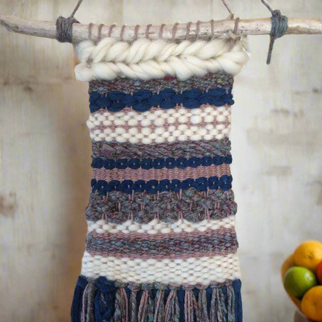 Beginners Weaving Pattern - Boho Urban Wall Hanging from Darn Good Yarn