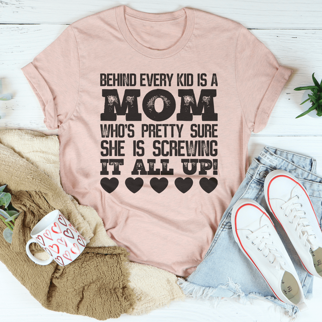 Behind Every Kid Tee from Peachy Sunday