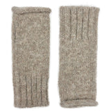 Beige Essential Knit Alpaca Gloves from SLATE + SALT