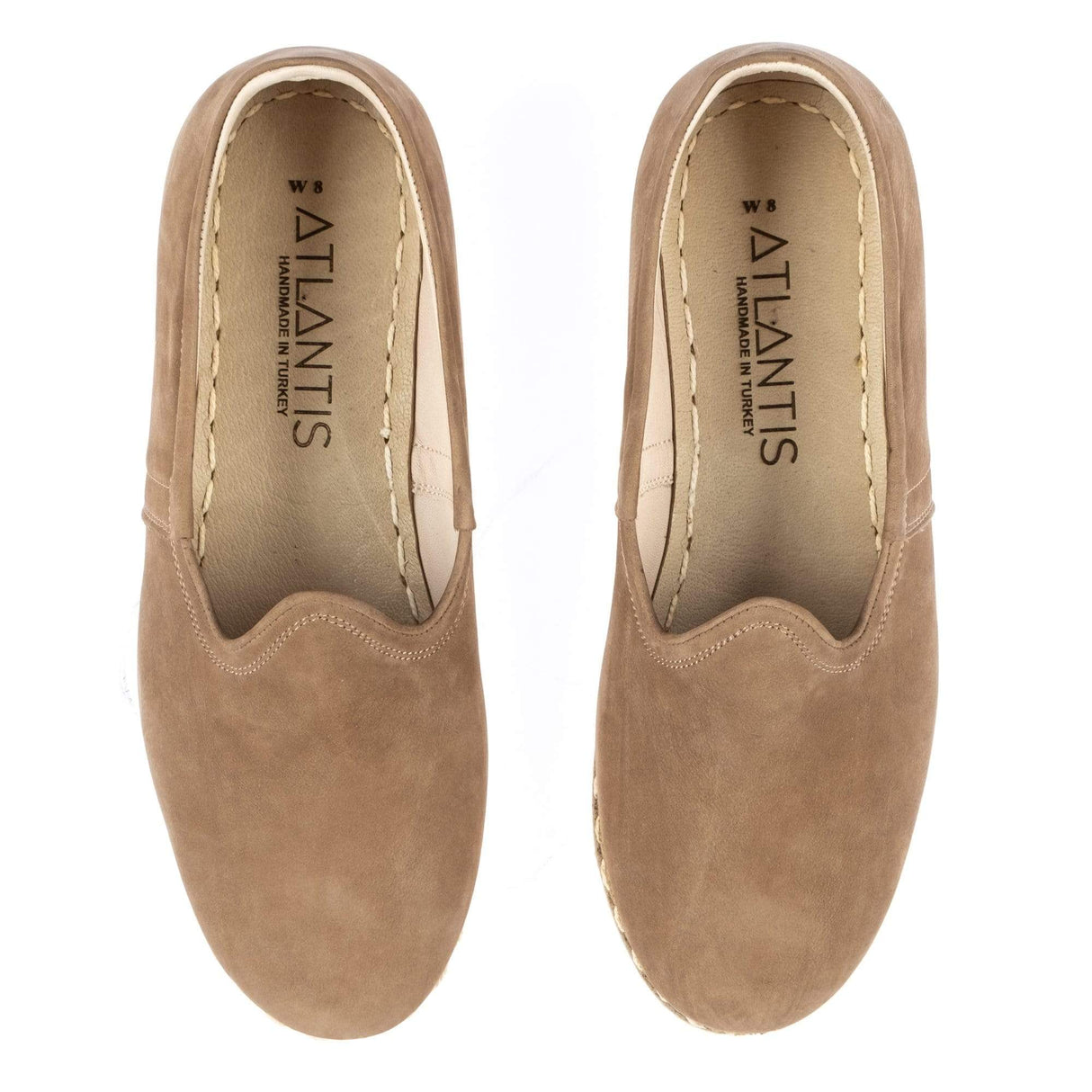 Men's Desert Sand Slip On Shoes from Atlantis Handmade Shoes