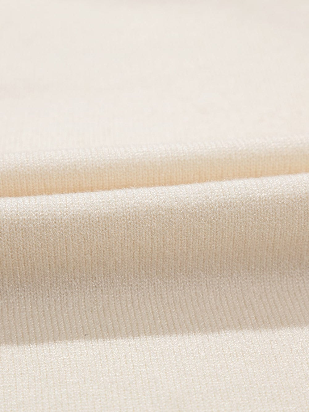 Beige Floral Embroidered Short Sleeve Knit Top from MsDressly