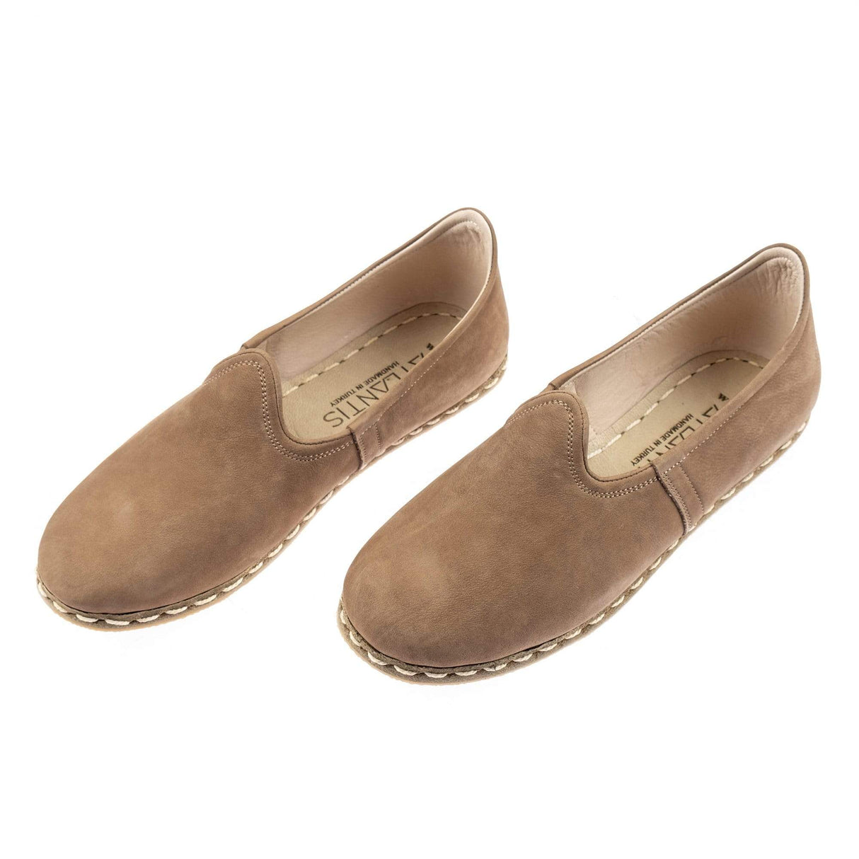 Women's Desert Sand Slip On Shoes from Atlantis Handmade Shoes