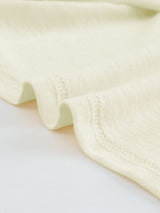 Beige V-Neck Button-Up Cardigan for Casual  from MsDressly