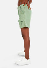 Belt Loop Solid Cargo Shorts from London Rag International