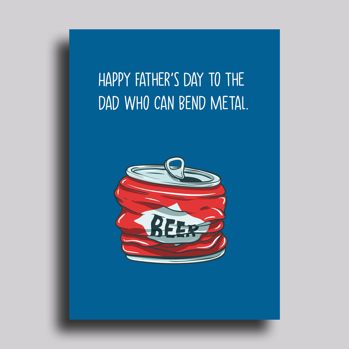 Bend Metal Father's Day Greeting Card from Carver Junk Company