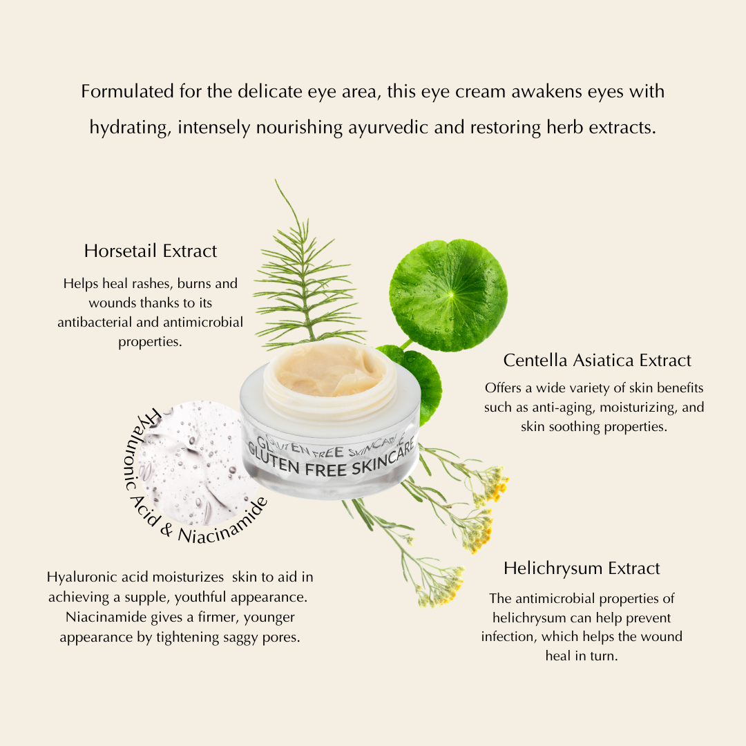 Wrinkle Smoothing, Hydrating Eye Cream for Rosacea and Acne Prone Skin- Firming and Plumping from Epilynx Skincare and Cosmetics