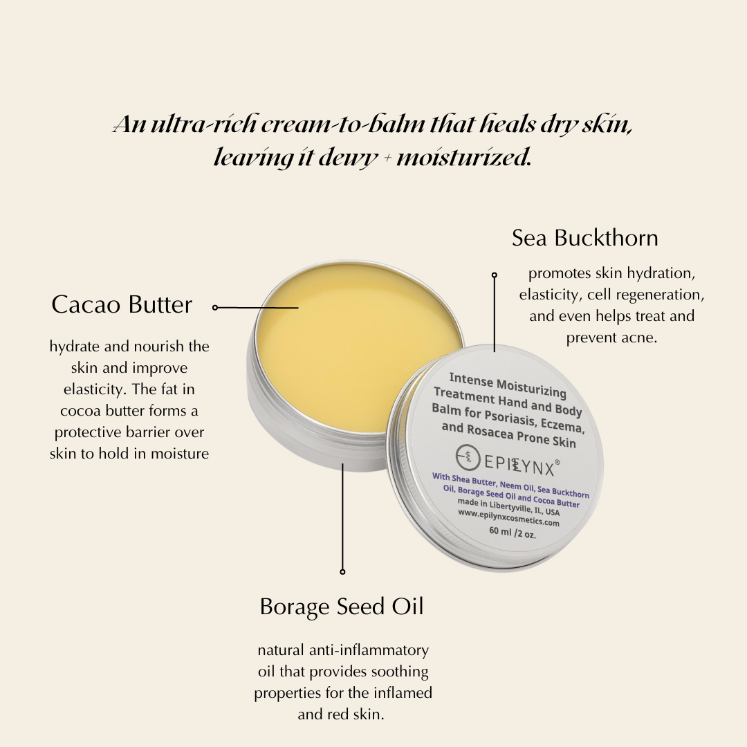 Intense Hydration Shea Butter Moisturizer for Dry Skin from Epilynx Skincare and Cosmetics
