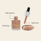 Face Highlighter Drops for a Perfect Glow from Epilynx Skincare and Cosmetics