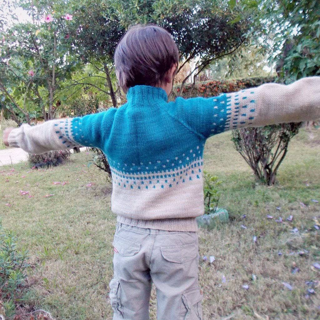 Benja's Jacket Knit Child's Pattern from Darn Good Yarn