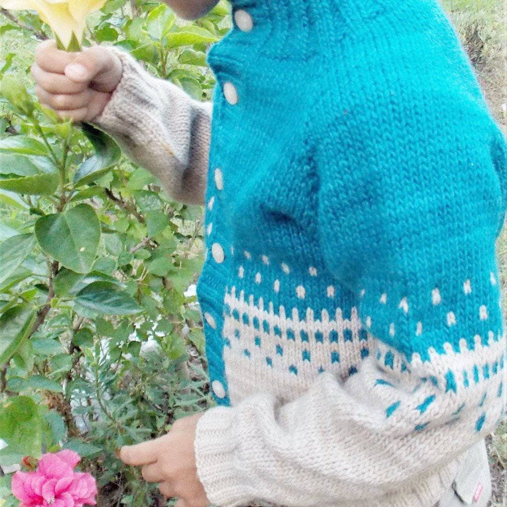 Benja's Jacket Knit Child's Pattern from Darn Good Yarn