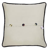 Berkeley Hand-Embroidered Pillow from Quirks!