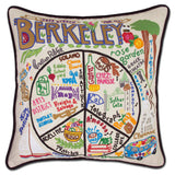 Berkeley Hand-Embroidered Pillow from Quirks!