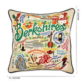 Berkshires Hand-Embroidered Pillow from Quirks!
