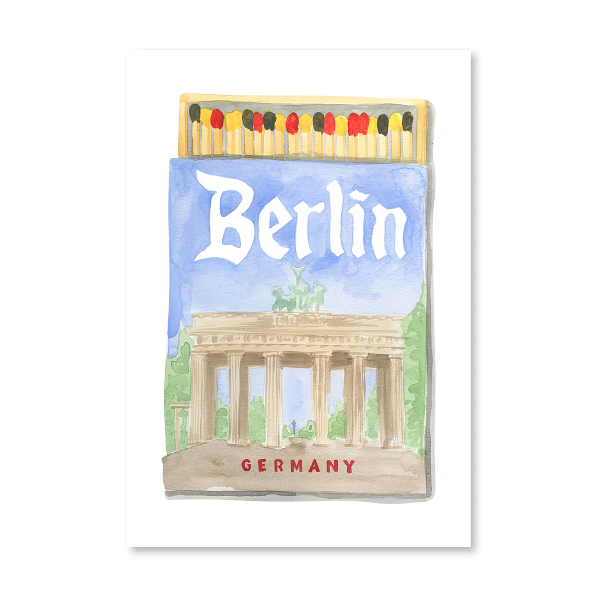 Berlin Matchbook From Furbish Studio