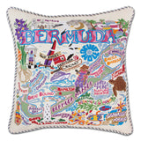 Bermuda Hand-Embroidered Pillow from Quirks!