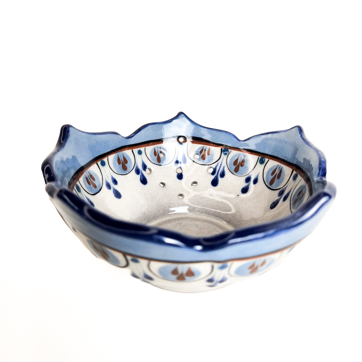 Guatemalan Stoneware Berry Bowl from Upavim Crafts
