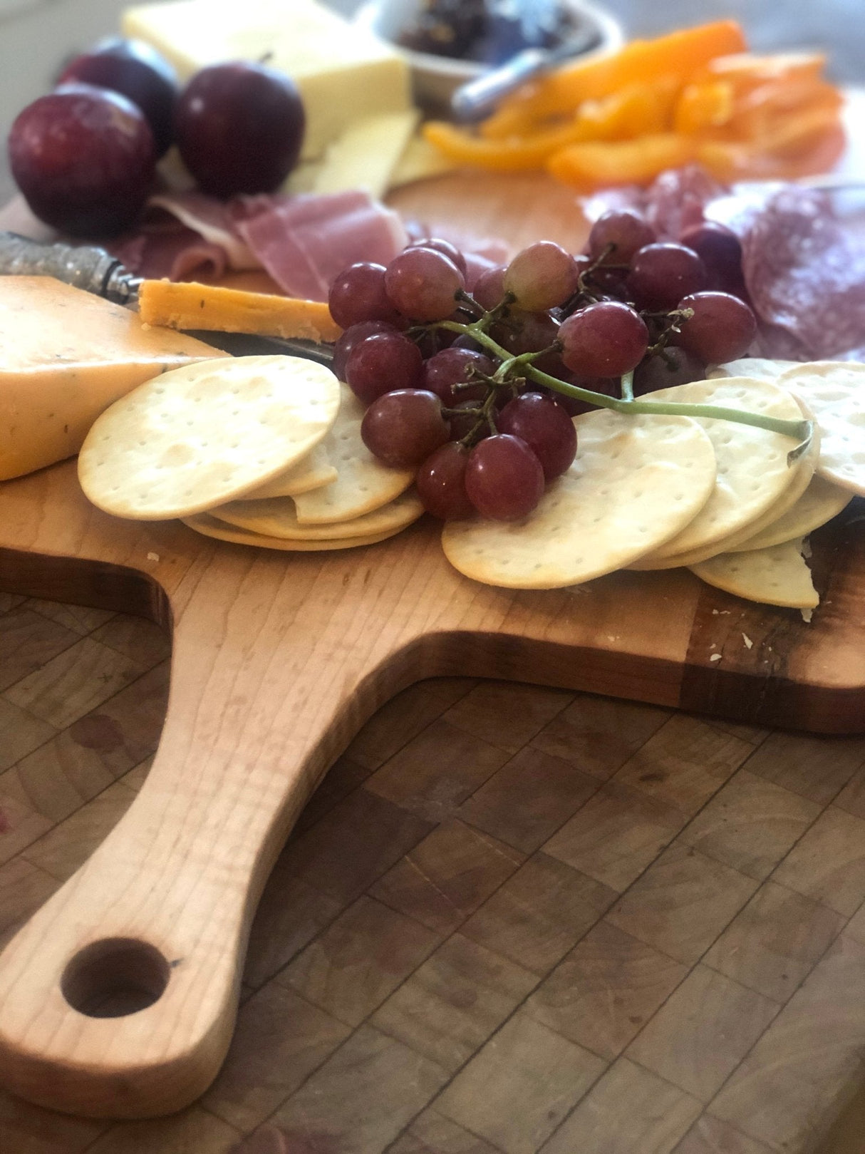 Best Charcuterie Board - American Maple Custom Medium Charcuterie Board - Vintage Style Rectangle French Board from The Celtic Farm