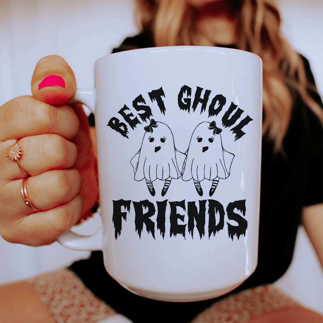 Best Ghoul Friends Ceramic Mug 15 oz from Peachy Sunday