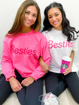 'Besties' Crewneck Sweatshirt from United Monograms