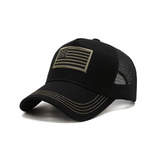American Flag Trucker Hat with Adjustable Strap from Jupiter Gear