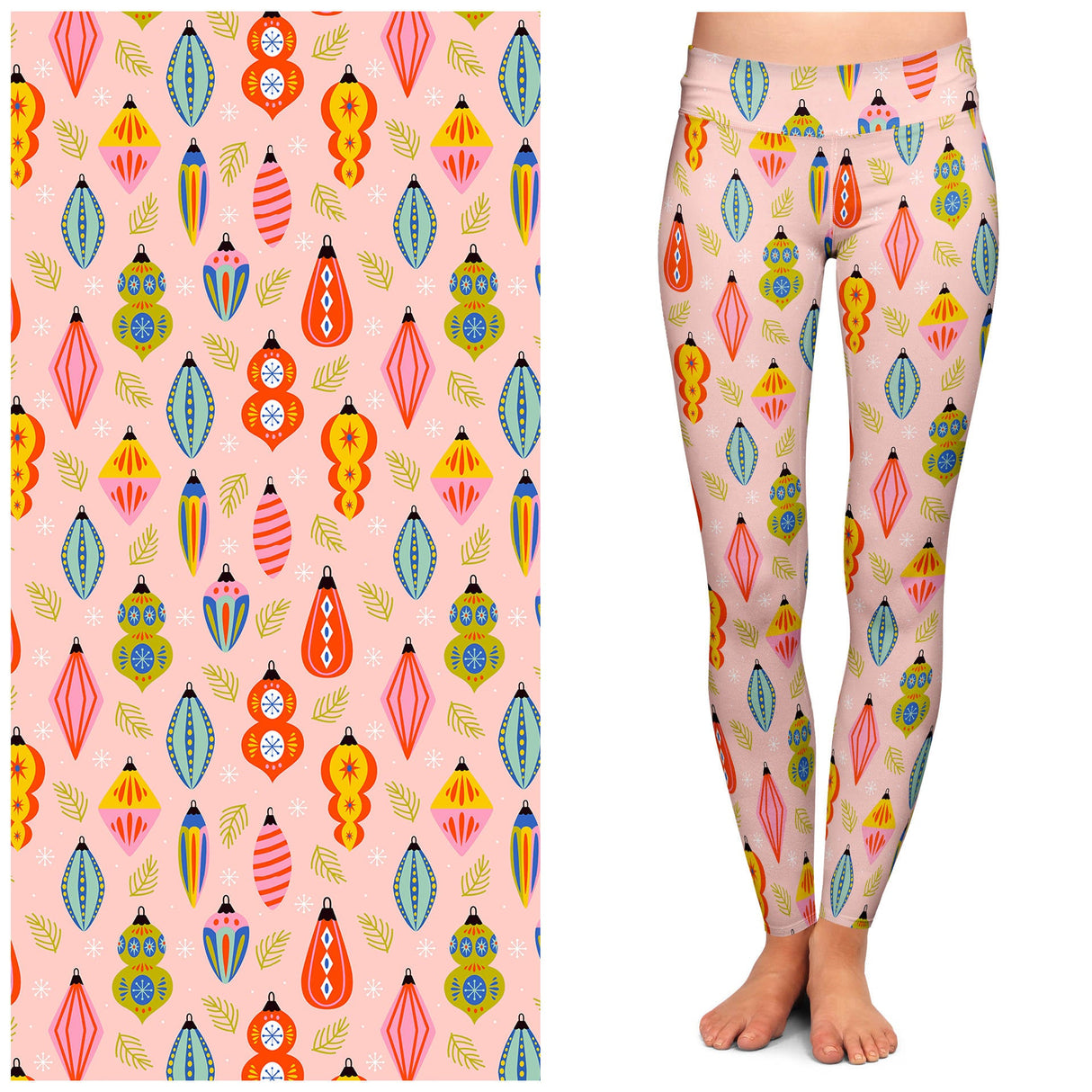 Pinkmas Buttery Soft Leggings by Lipstick & Chrome From Quirks!