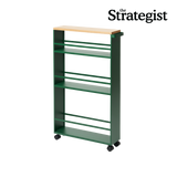 Slim Storage Cart (32" H)  - Steel - Forest Green from Yamazaki Home