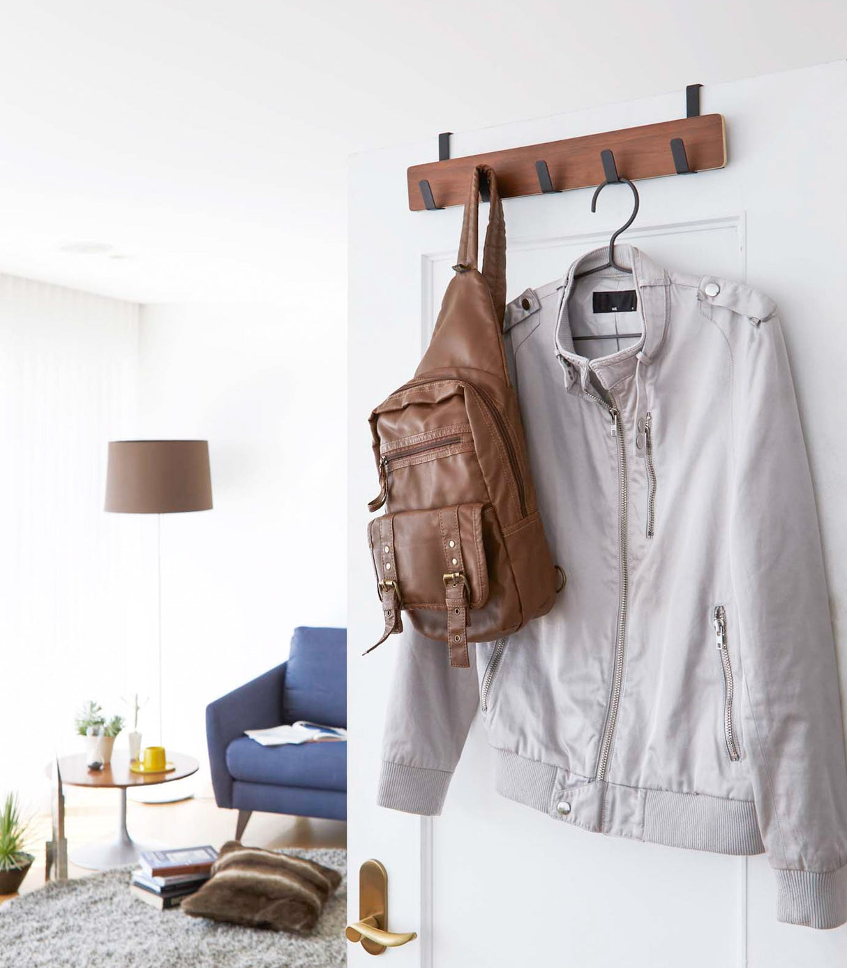 Over-the-Door Rack - Wood from Yamazaki Home