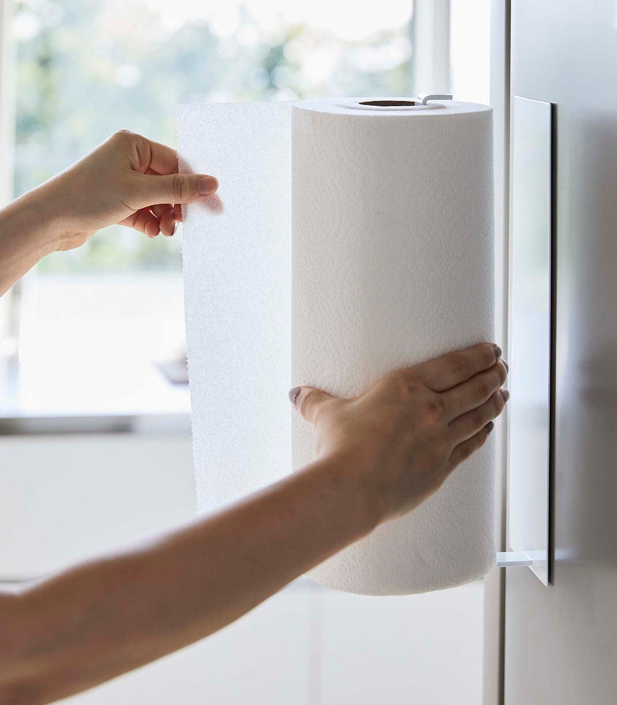 Magnetic Paper Towel Holder - Steel from Yamazaki Home