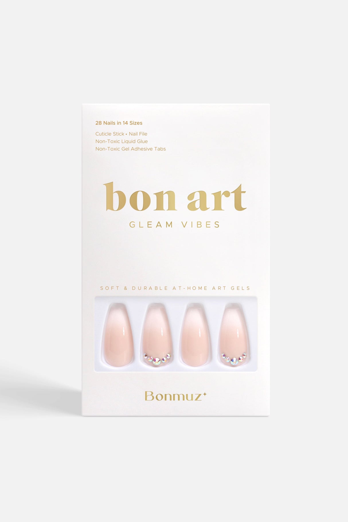 Strawberry Mousse | Soft & Durable Press-On Nails from Bonmuz