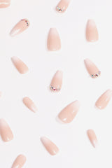 Strawberry Mousse | Soft & Durable Press-On Nails from Bonmuz