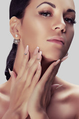 Beige Twinkle | Soft & Durable Press-On Nails from Bonmuz