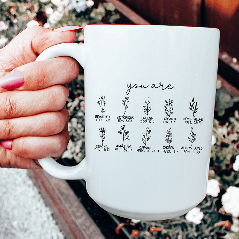 Bible Verses Ceramic Mug 15 oz from Peachy Sunday