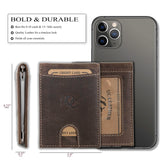 Leather Money Clip Bifold from UC Leather Company