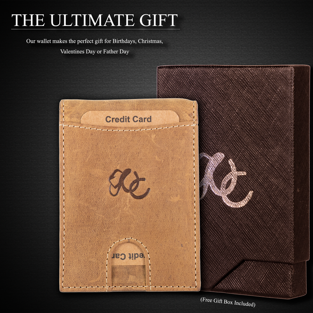 Leather Money Clip Bifold from UC Leather Company