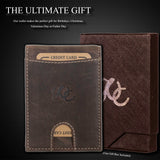 Leather Money Clip Bifold from UC Leather Company
