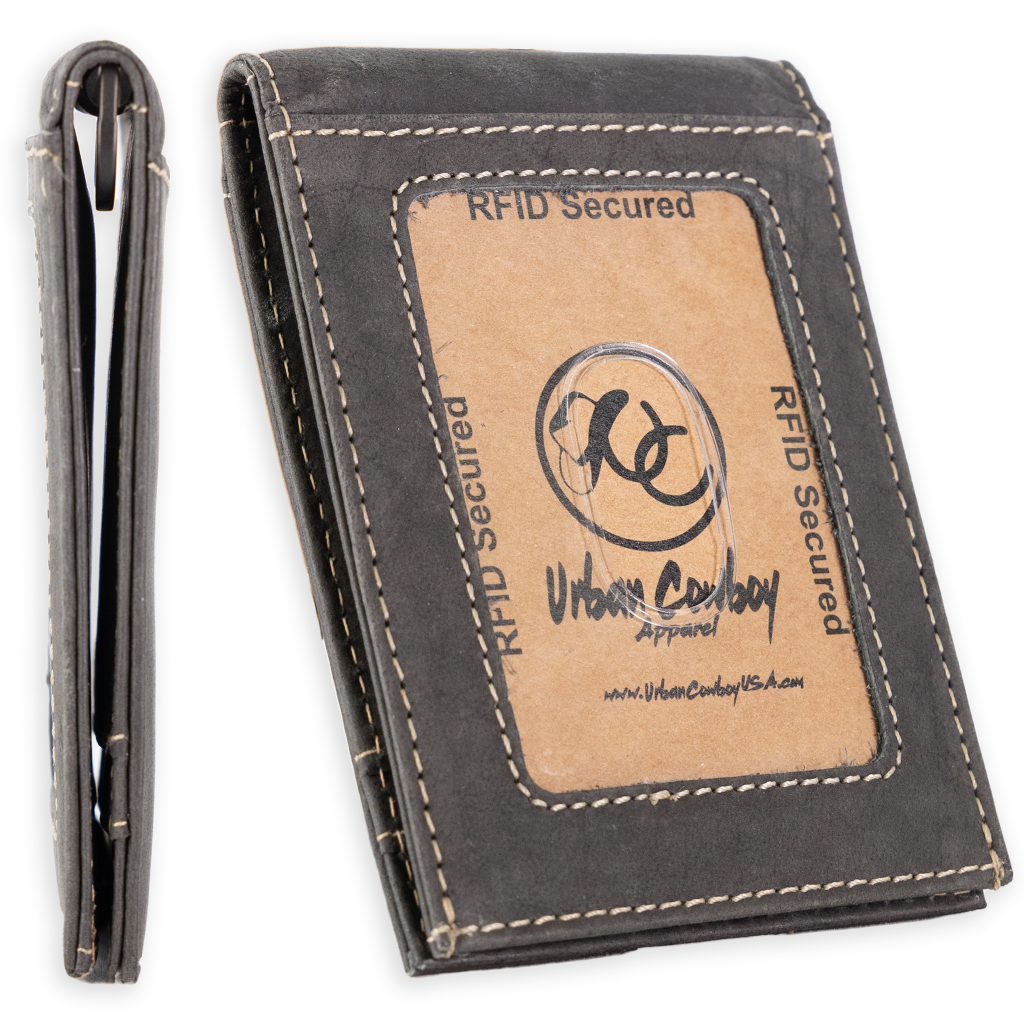 Leather Money Clip Bifold from UC Leather Company