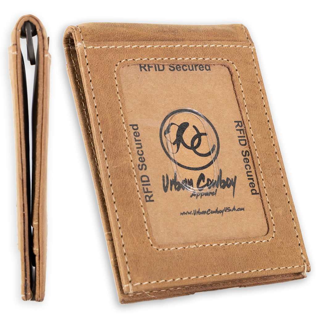 Leather Money Clip Bifold from UC Leather Company