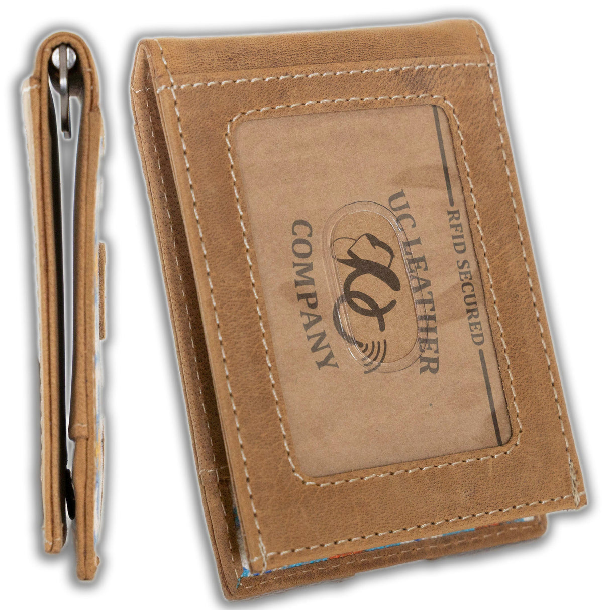 Leather Money Clip Bifold from UC Leather Company