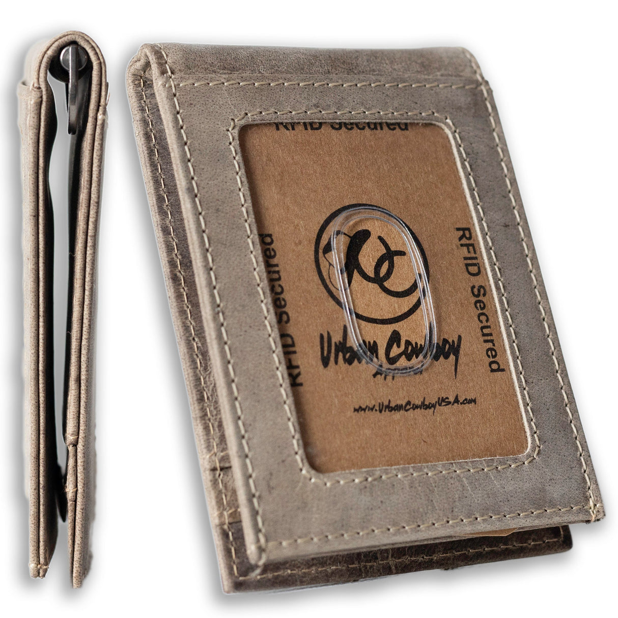 Leather Money Clip Bifold from UC Leather Company
