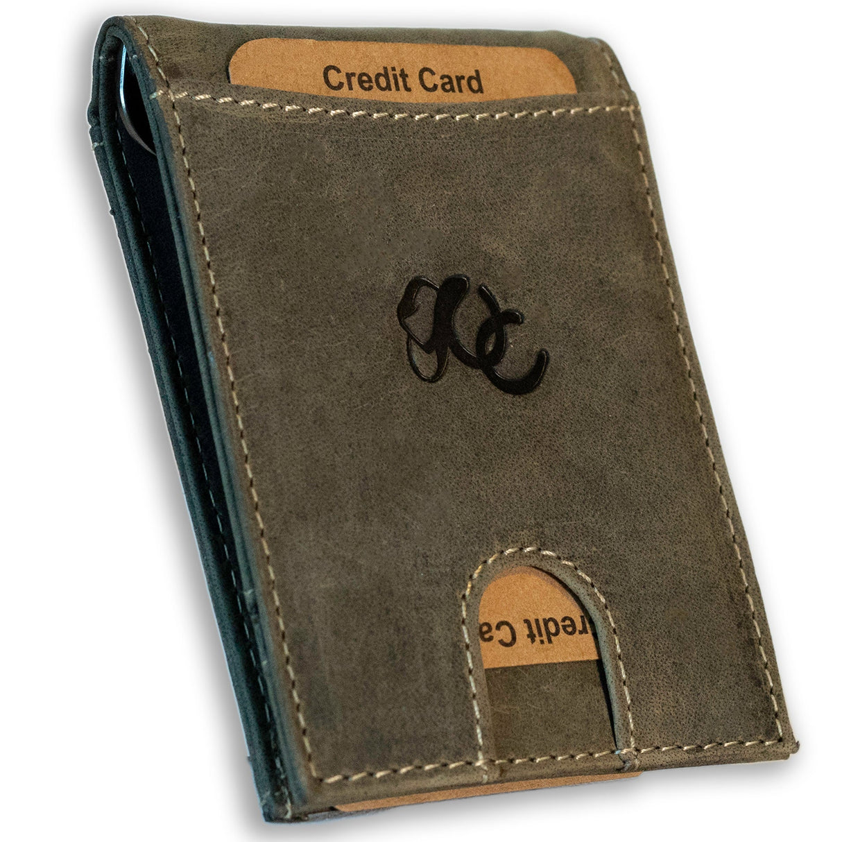 Leather Money Clip Bifold from UC Leather Company