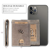 Leather Money Clip Bifold from UC Leather Company