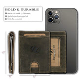 Leather Money Clip Bifold from UC Leather Company