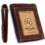 Leather Money Clip Bifold from UC Leather Company