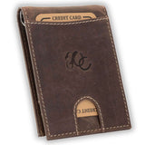 Leather Money Clip Bifold from UC Leather Company