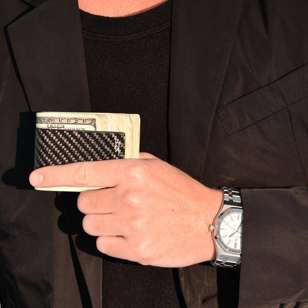 "Big Baller" Carbon Fiber Money Clip from Simply Carbon Fiber