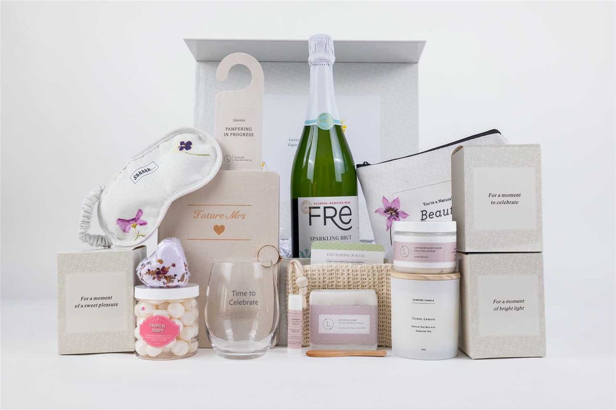 Bride to be gift box, Bridal shower gift basket from Lizush