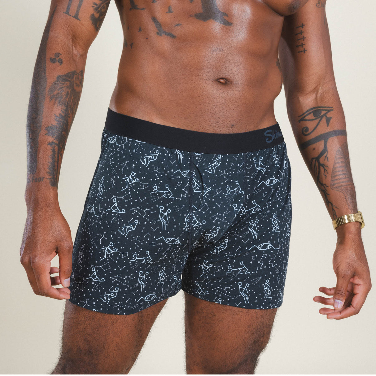The Big Bang | Glow In The Dark Constellation Boxers from Shinesty