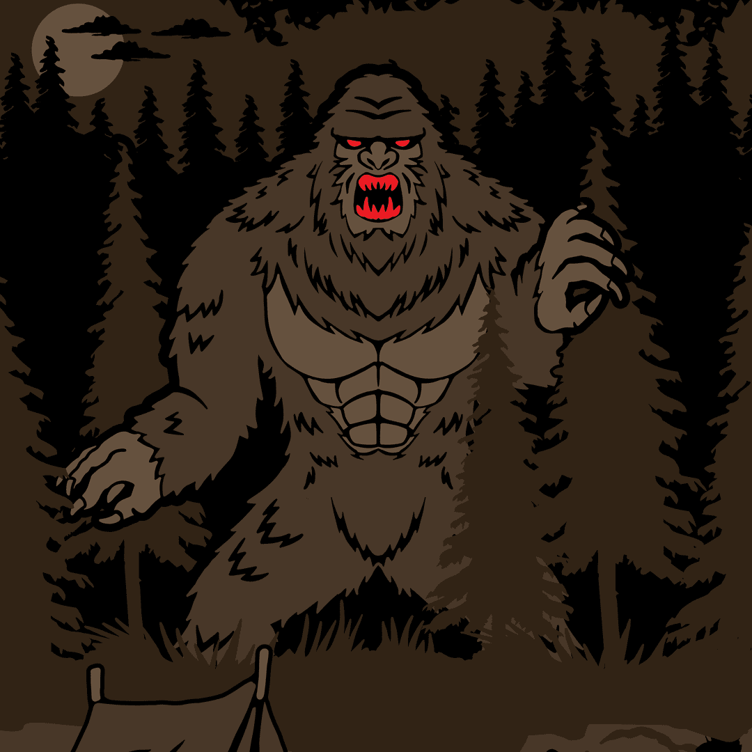 Bigfoot Crew Socks from FootClothes