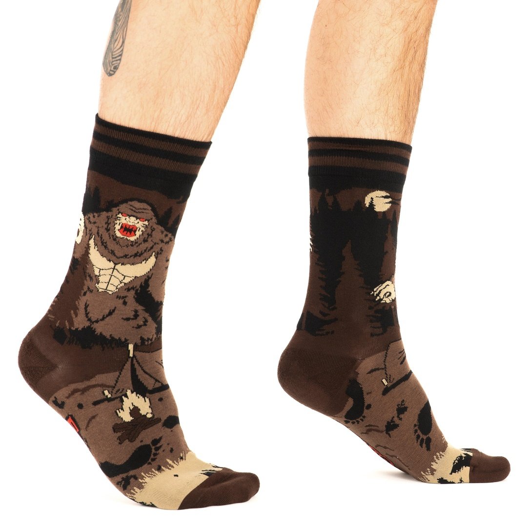 Bigfoot Crew Socks from FootClothes